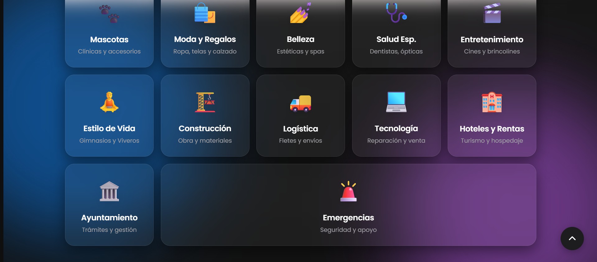 Módulo de Ayuntamiento y Emergencias